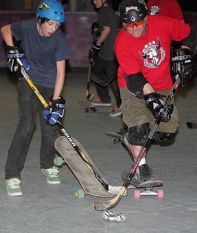 Prairie Skateboard Hockey Association - Game Action - 2011