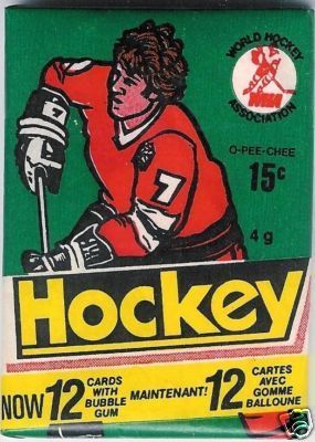 Hockey Card Wrapper 1977