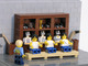 Lego Hockey Players - Hanson Brothers in Dressing Room