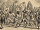 Mapuche Indians Playing Palín / Chueca - 1854 - Chile 