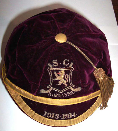 Antique Shinty Cap - Presented to Thomas James Macpherson - 1919