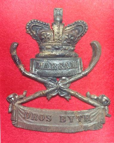 First Glamorgan Rifle Volunteers - Military Badge - Bando Sticks