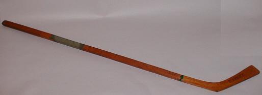 Antique Ice Hockey Stick - 1930s - Rock Elm - Model No. 8