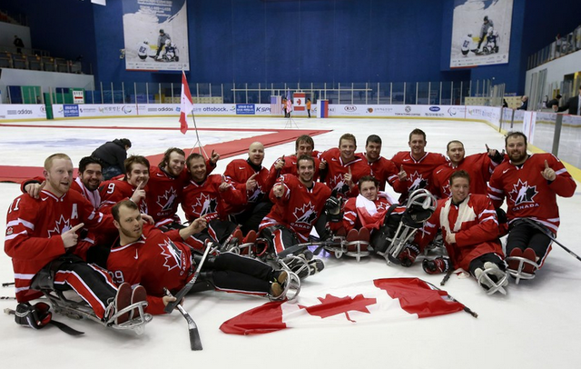 Team Canada - IPC World Sledge Ice Hockey Champions - 2013