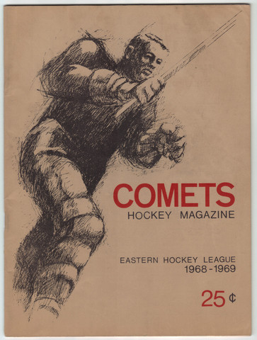 Clinton Comets - EHL - Program Cover - 1968