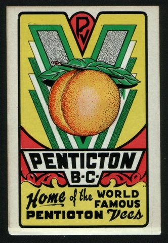 Penticton Vees - Ice Hockey Decal - 1956