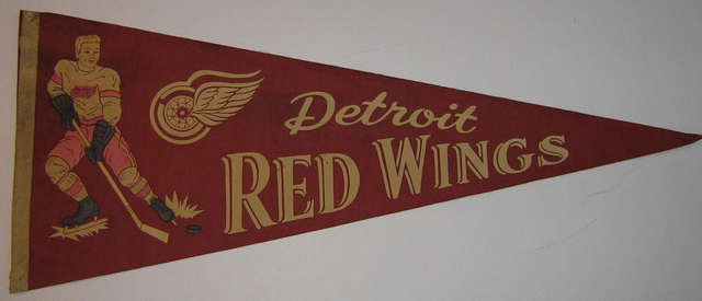 Detroit Red Wings - Pennant - 1950s