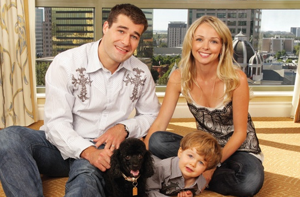 Patrick Marleau with his Family
