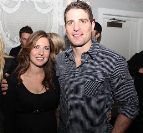 Patrick Sharp with his wife Abby Sharp at Keith Relief - 2011