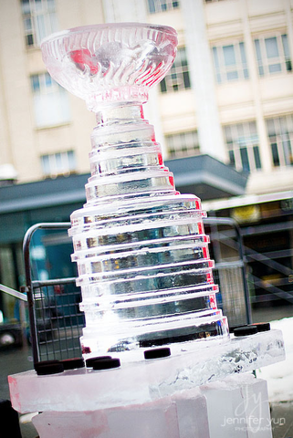 Stanley Cup Ice Sculpture Carving - Ice Sculpting
