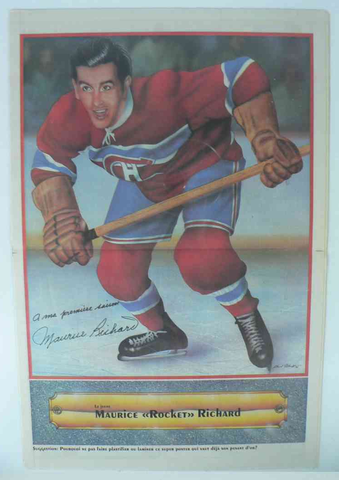 Maurice Richard - The Rocket - Hockey Artwork - 1992