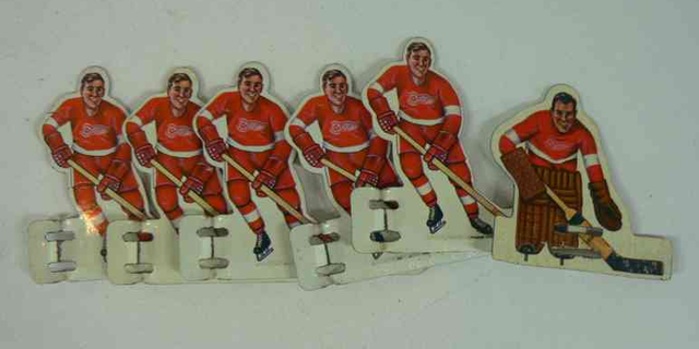 Detroit Red Wings - Table Hockey Players - 1960s