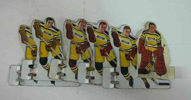 Boston Bruins - Table Hockey Players - Early 1960s