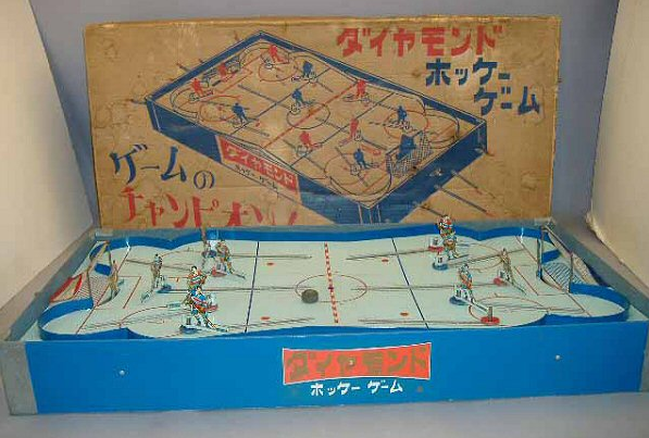 Vintage Table Hockey Game - Yonezawa of Japan - Circa 1960