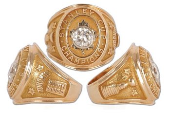 1967 Stanley Cup Championship Ring - Jim Pappin