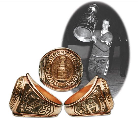 1959 Stanley Cup Ring - Montreal Canadiens - Jean Beliveau