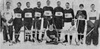 1924 Great Britain Winter Olympics Hockey Team - Chamonix