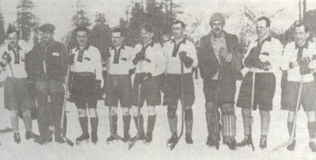 Czechoslovakia Hockey Team - 1922 European Ice Hockey Champions