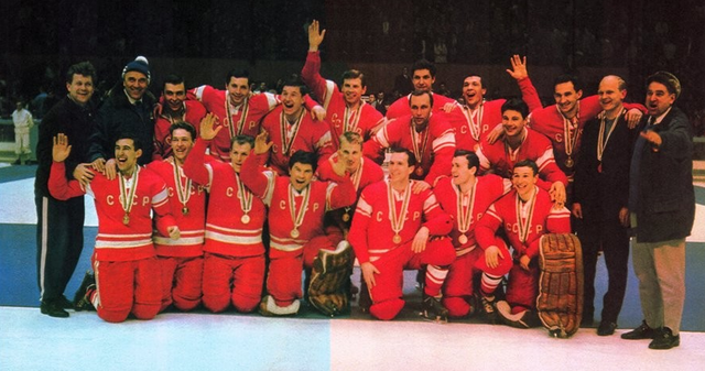 1968 Winter Olympics Champions - USSR Soviet Union National Team
