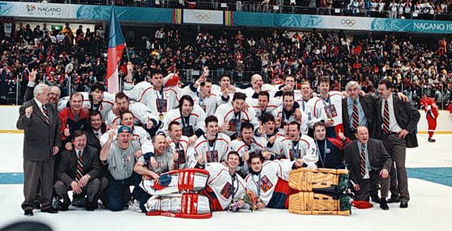  1998 Winter Olympics Hockey Champions - Czech Team Česká hokej