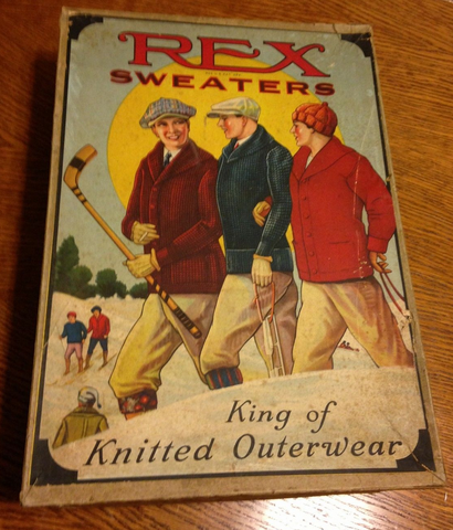 Rex Sweaters - Hockey Fashions - King of Knitted Outerwear 1920s