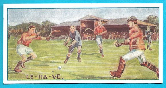 Antique Field Hockey Card - LE-HA-VE - 1926 - Hamburg - Germany