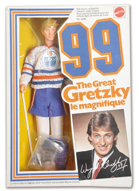 Wayne Gretzky Mattel Doll - 1980s - 99 The Great Gretzky