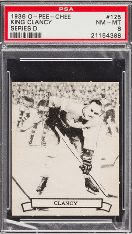 King Clancy - O-Pee-Chee Hockey Card #125 - Series D - 1936
