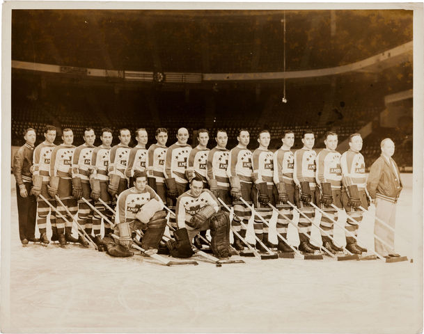 New York Americans - Team Photo - 1937-38