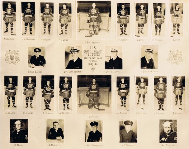 United States Coast Guard "Cutters" Ice Hockey Team - 1943-44