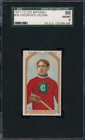 Georges Vezina Hockey Card #38 - Imperial Tobacco - 1911