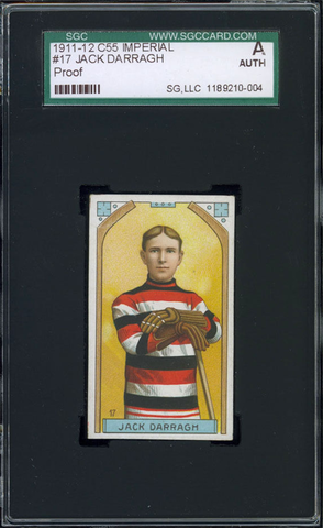 Jack Darragh Hockey Card #17 - Proof - Imperial Tobacco - 1911