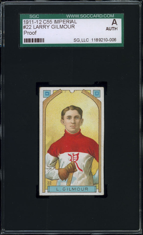Larry Gilmour Hockey Card #22 - Proof - Imperial Tobacco - 1911