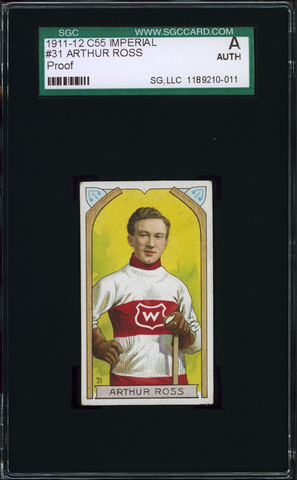 Arthur Ross Hockey Card #31 - Proof - Imperial Tobacco - 1911
