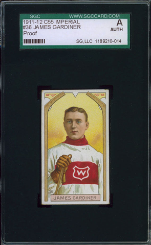 James Gardiner Hockey Card #36 - Proof - Imperial Tobacco - 1911