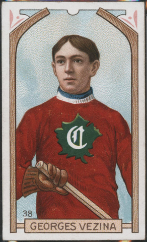 Georges Vezina Hockey Card #38 - Proof - Imperial Tobacco - 1911