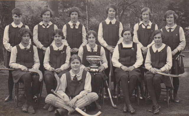 Perse School For Girls First Hockey Team - 1929 Champions