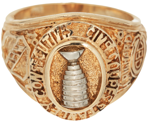 Stanley Cup Ring Presented to Henri Richard - 1960