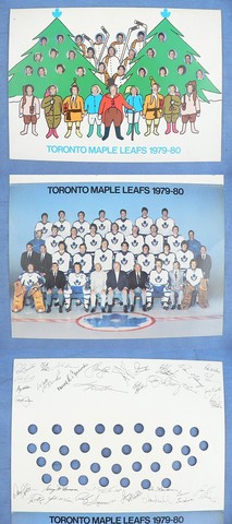 Toronto Maple Leafs Christmas Card - 1979