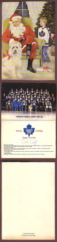Hockey Christmas Card 1987