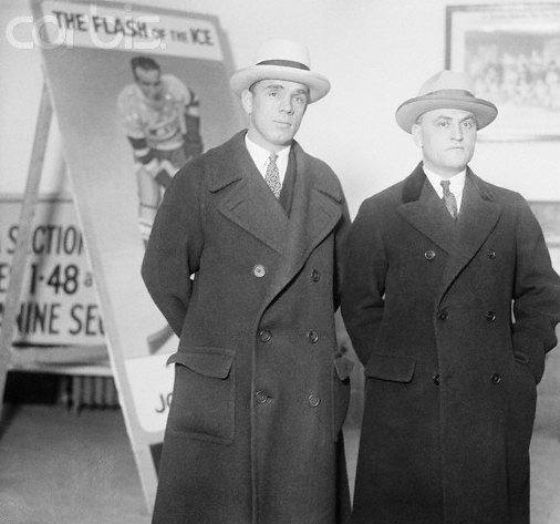 Billy Coutu & Léo Dandurand at Opening of new MSG in 1925
