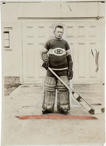 Georges Vézina - Montreal Canadiens - 1925 - Press Photo