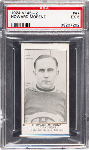 Howie Morenz Hockey Card - William Patterson - V145-2 - 1924