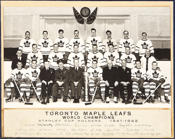 Toronto Maple Leafs - Stanley Cup Champions - 1942