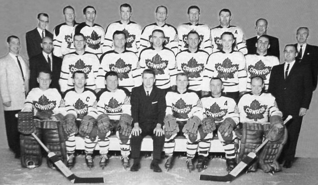 1964 Winnipeg Maroons representing Team Canada on Europe Tour
