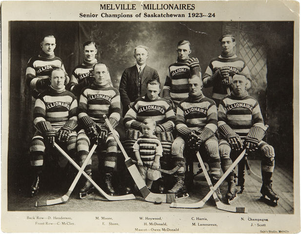 Melville Millionaires - Senior Champions of Saskatchewan - 1924