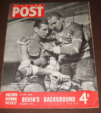 Wembley Lions Players on the cover of Picture Post - 1946