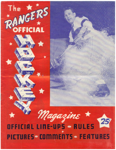Fort Worth Rangers Program - 1949 - United States Hockey League