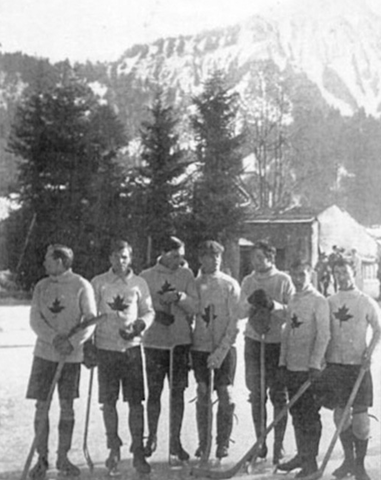 Oxford Canadians at Les Avants - European Champions - 1910