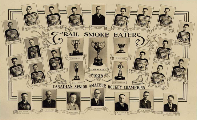 Trail Smoke Eaters - Allan Cup Champions 1938